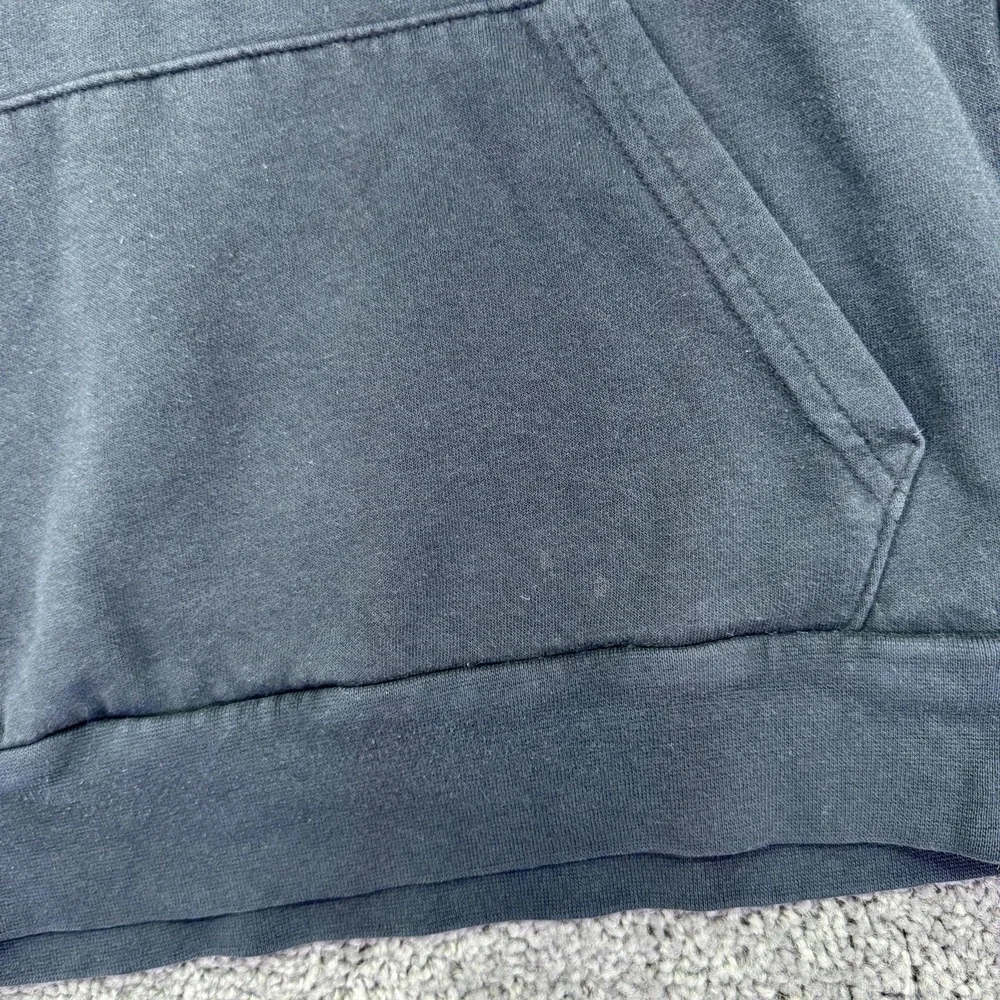 Under Armour Hoodie Boys Large Black Fleece Pullover Graphic Logo Kangaroo